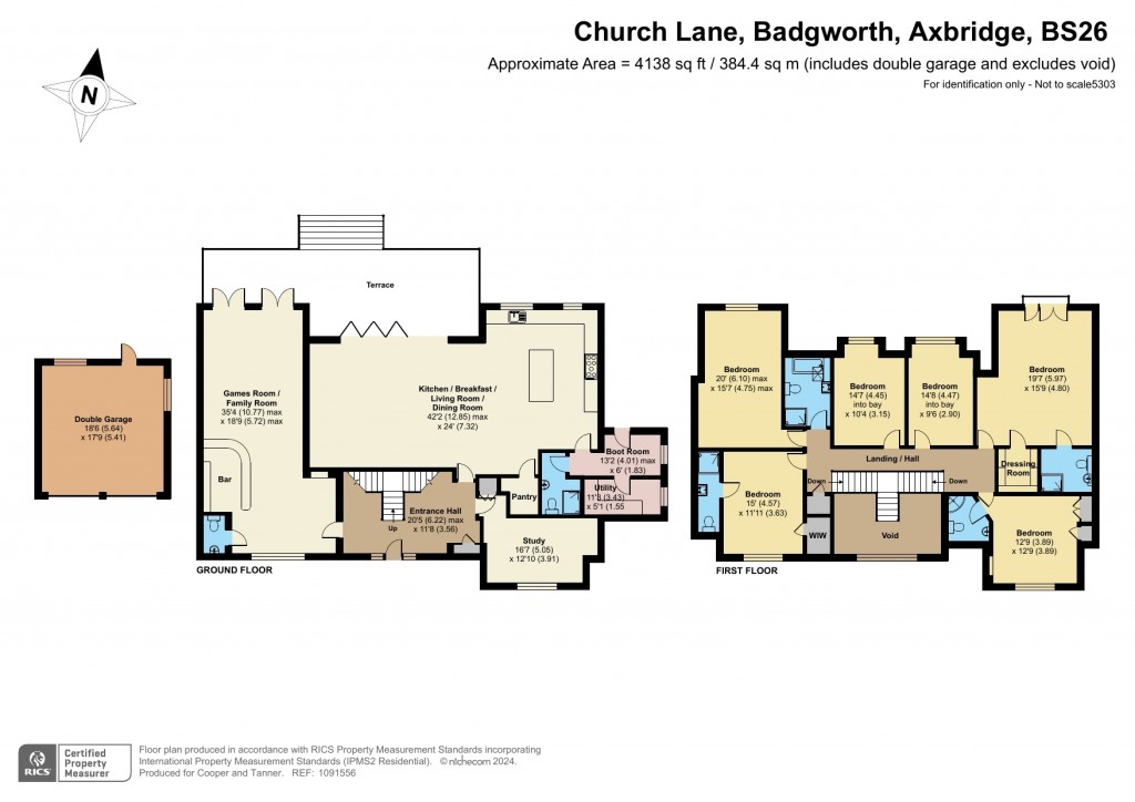 Floorplans For Badgworth, Axbridge, Somerset