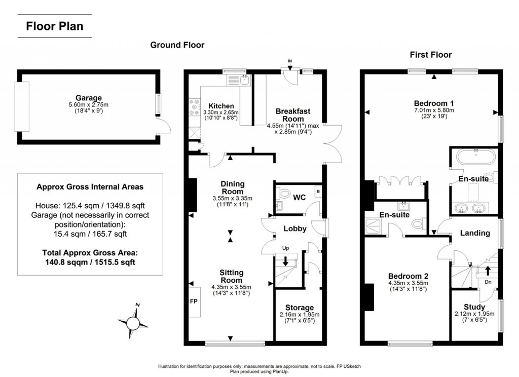 Floorplans For Burley Road, Brockenhurst, SO42
