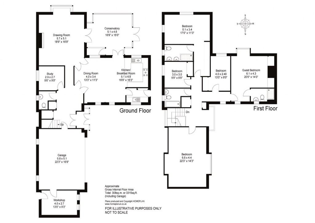 Floorplans For Longford Place, Lower Pennington Lane, Lymington, SO41