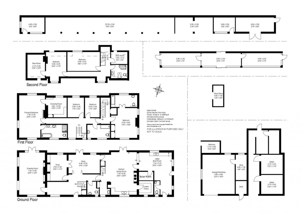 Floorplans For Christchurch Road, Downton, Lymington, SO41