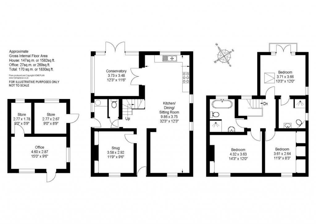 Floorplans For Milford Road, Everton, Lymington, SO41