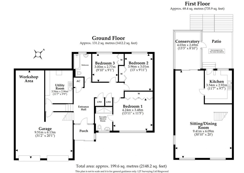 Floorplans For Ashley Drive South, Ashley Heath, Ringwood, BH24