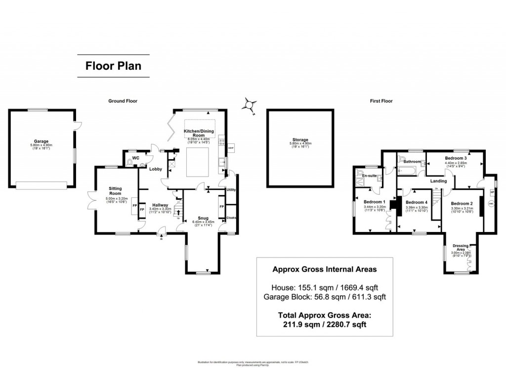 Floorplans For Beaulieu Road, Lyndhurst, SO43