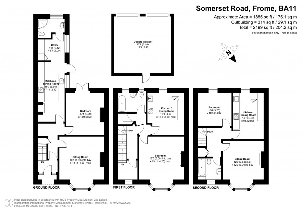 Floorplans For Somerset Road, Frome, Somerset