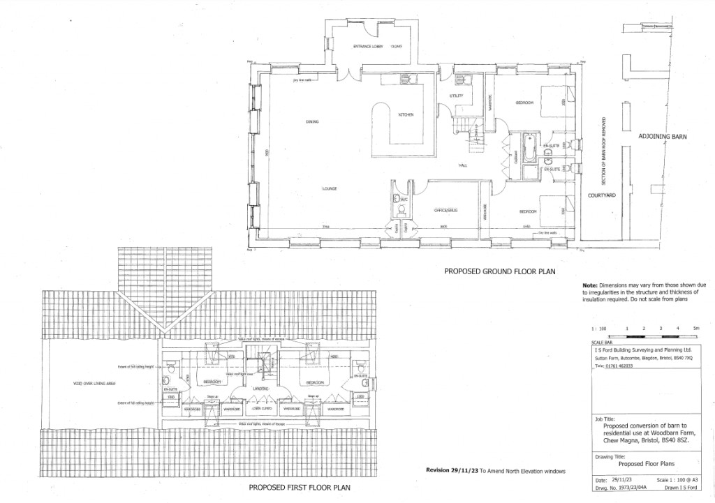 Floorplans For Chew Magna, Bristol, Somerset