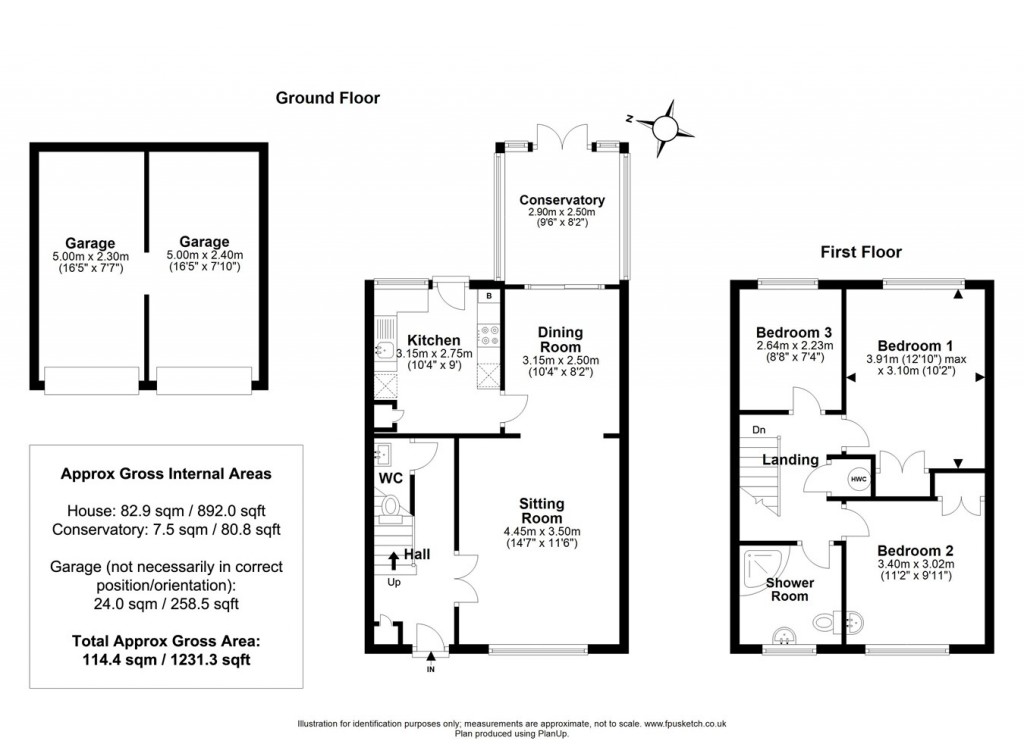 Floorplans For Grafton Gardens, Pennington, Lymington, SO41