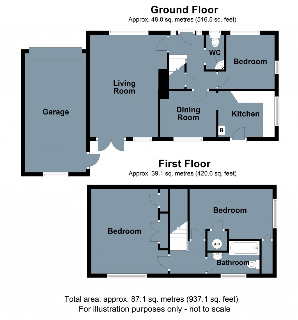 Floorplans For Park Shaw, Sedlescombe, East Sussex