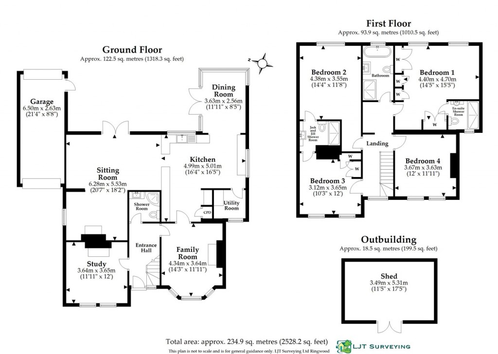 Floorplans For Broadshard Lane, Ringwood, BH24