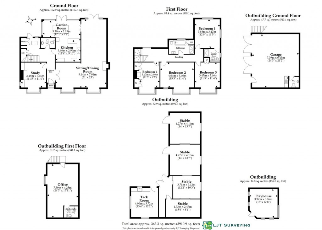 Floorplans For Burley Road, Bransgore, Christchurch, BH23