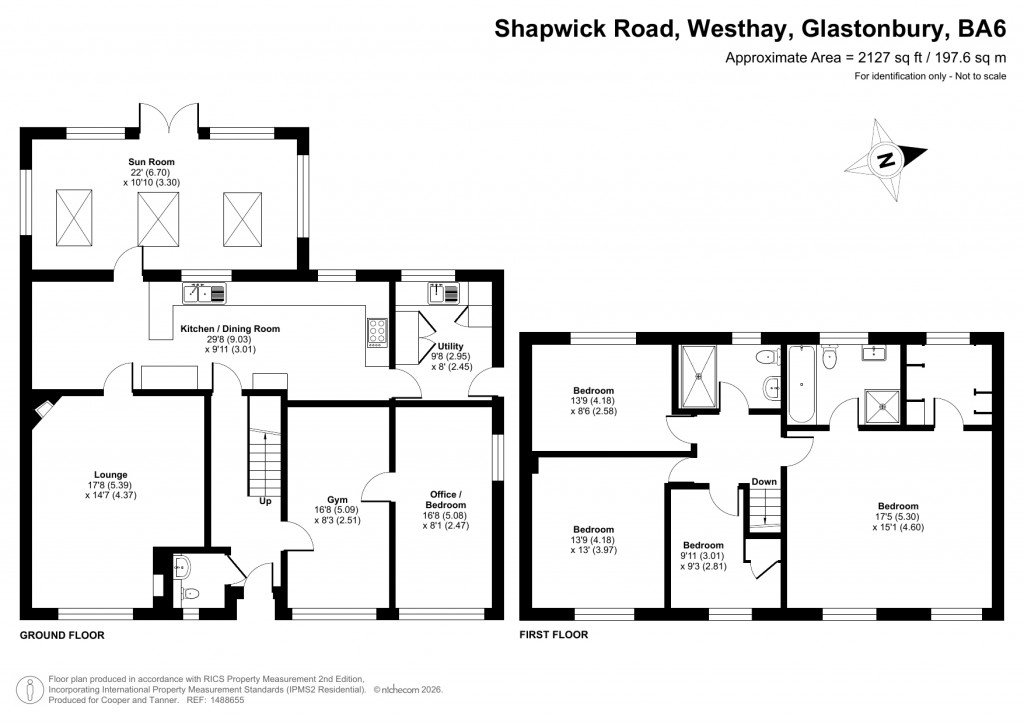 Floorplans For Westhay, Somerset