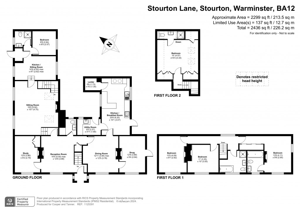 Floorplans For Warminster, Stourton, Wiltshire