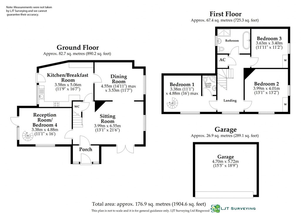 Floorplans For Bashley Cross Road, Bashley, New Milton, BH25