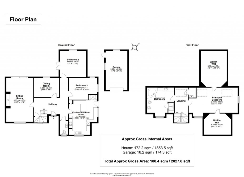 Floorplans For Bolhinton Avenue, Pooks Green, New Forest, SO40