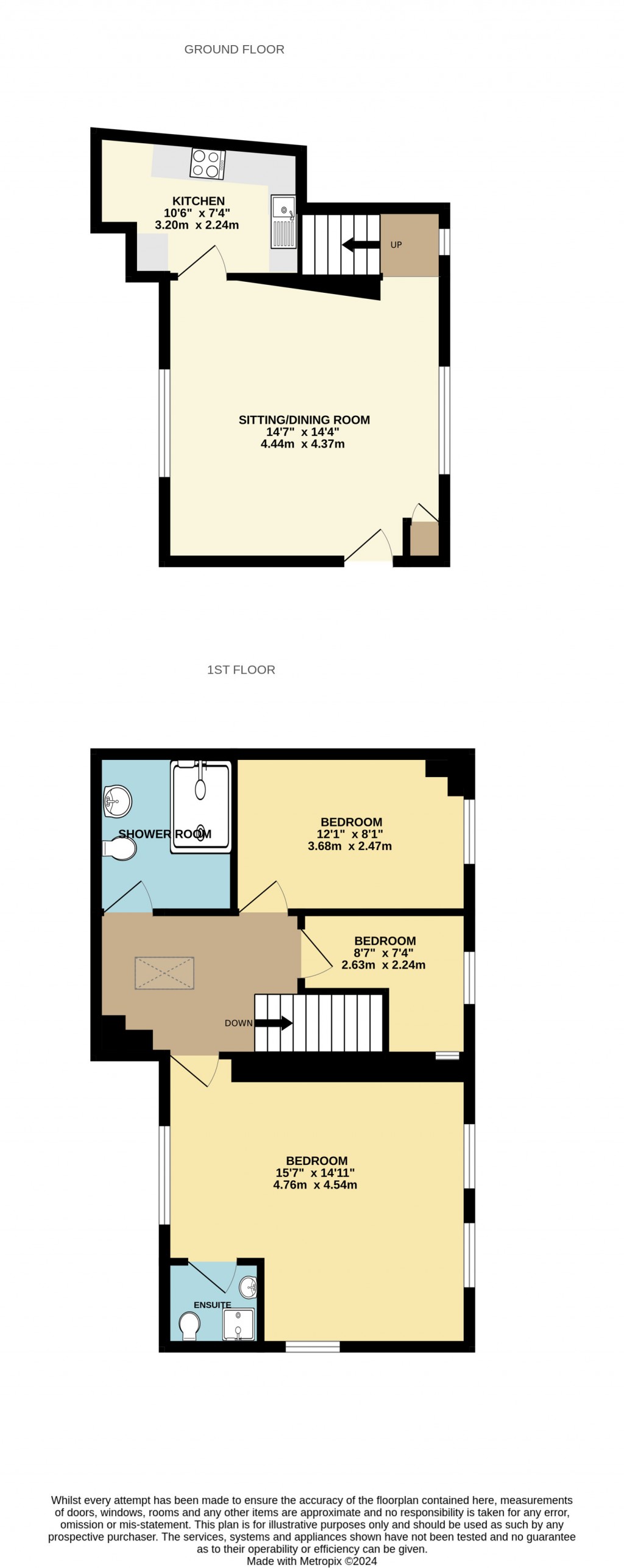 Floorplans For Great Ostry, Shepton Mallet