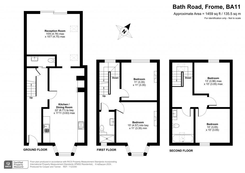 Floorplans For Bath Road, Frome, Somerset