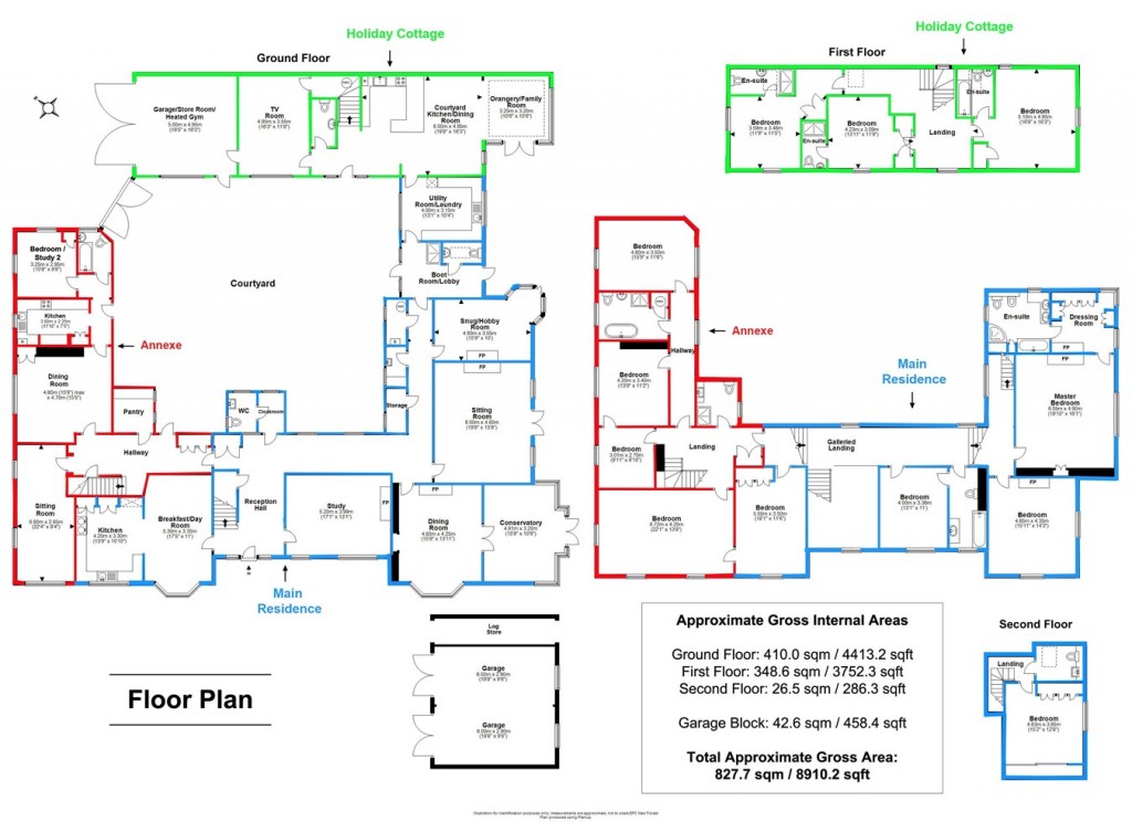 Floorplans For Vaggs Lane, Hordle, Lymington, SO41