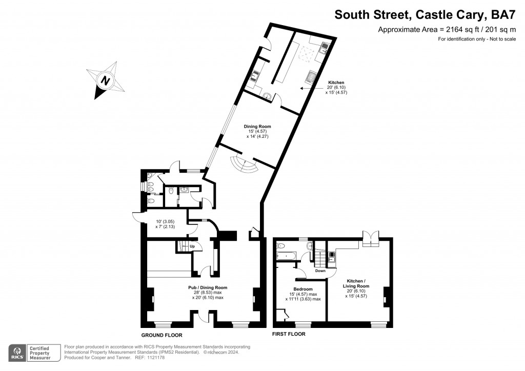 Floorplans For South Street, Castle Cary, Somerset