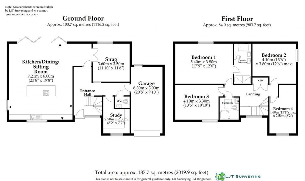 Floorplans For Horton Road , Ashley Heath , BH24