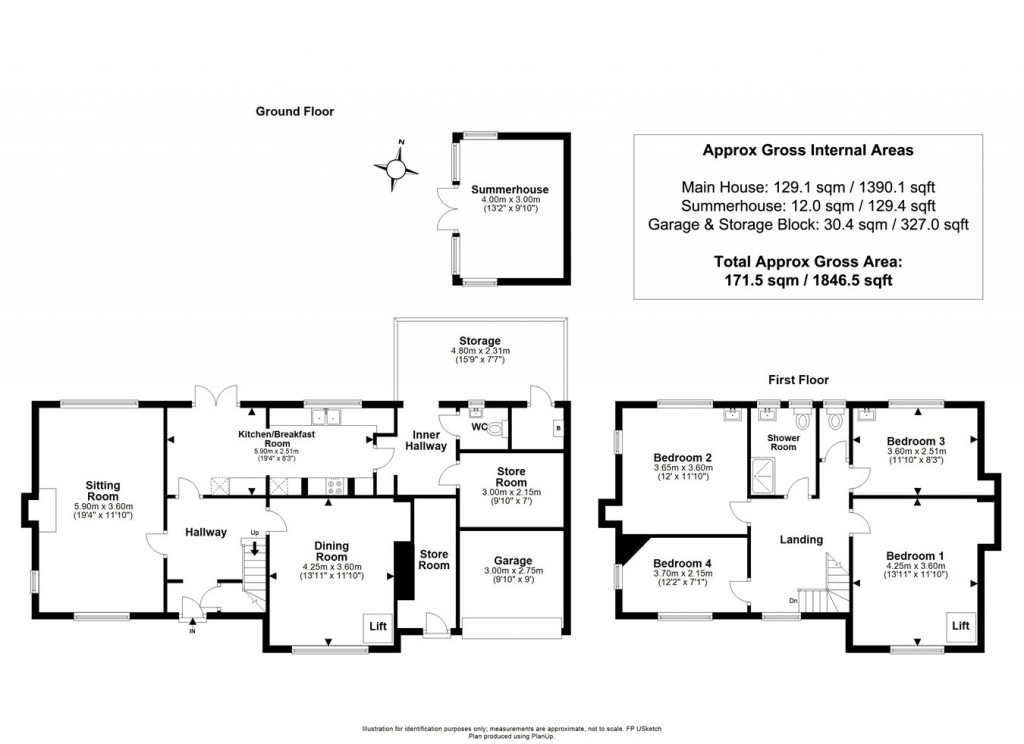 Floorplans For Sway Road, Pennington, Lymington, SO41