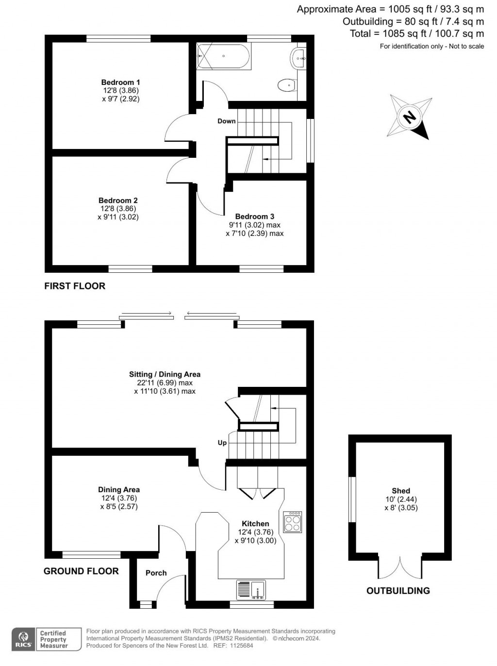 Floorplans For Shepherds Close, Bartley, Southampton, SO40