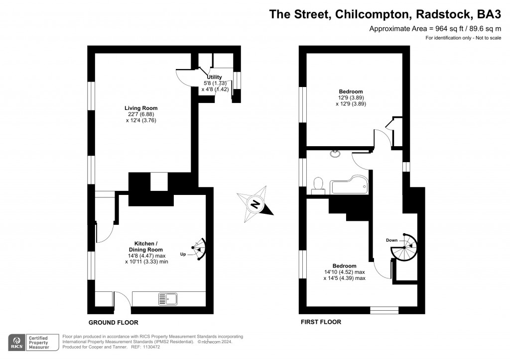 Floorplans For The Street, Chilcompton, Radstock