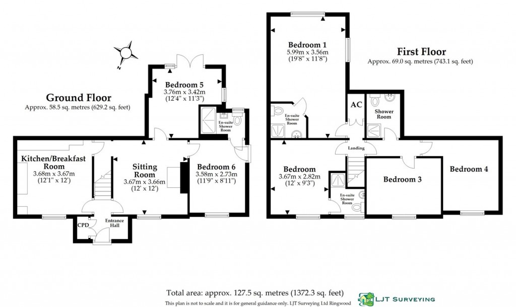 Floorplans For Pound Lane, Burley, Ringwood, BH24