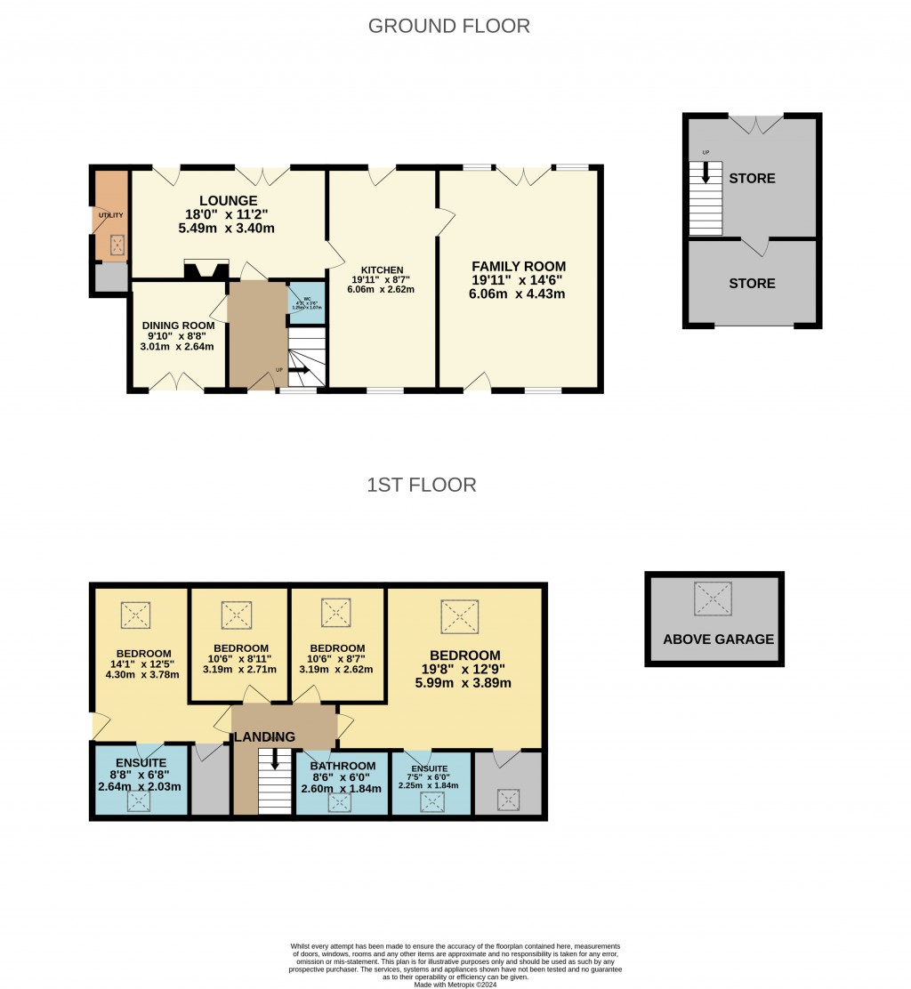 Floorplans For Venns Gate, Cheddar, Somerset