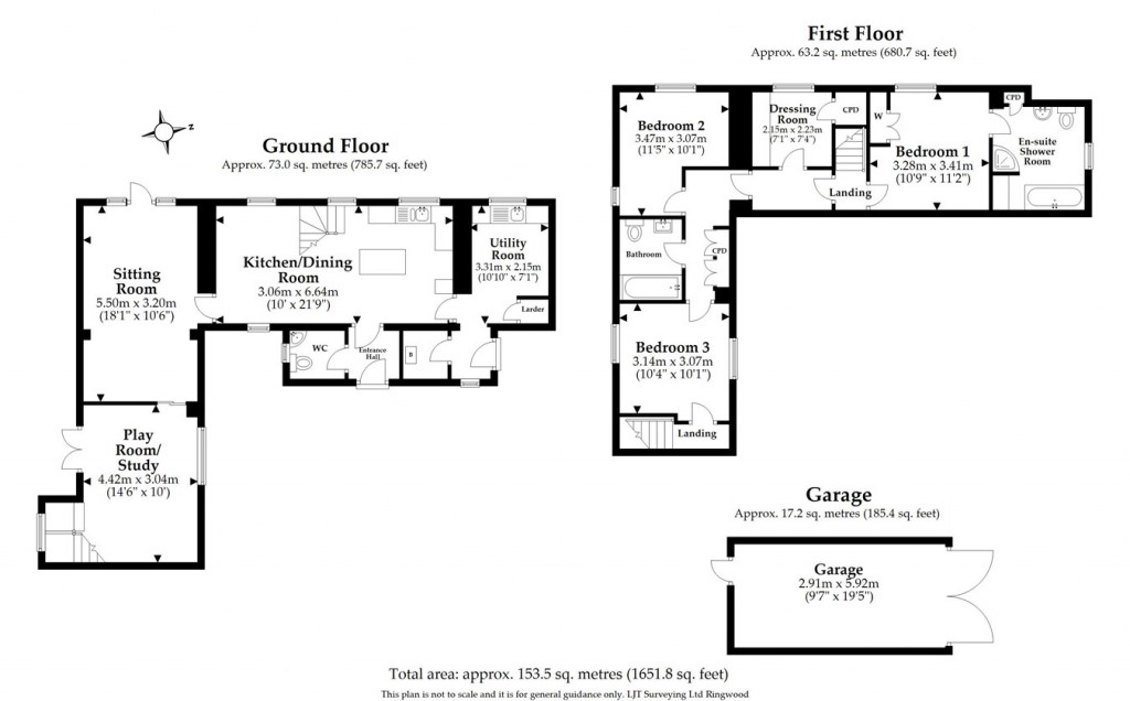 Floorplans For Hyde, Fordingbridge, SP6