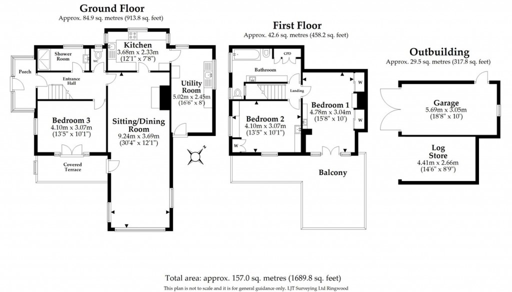 Floorplans For Linford, Ringwood, BH24