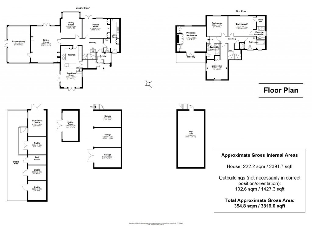 Floorplans For Minstead, Lyndhurst, SO43