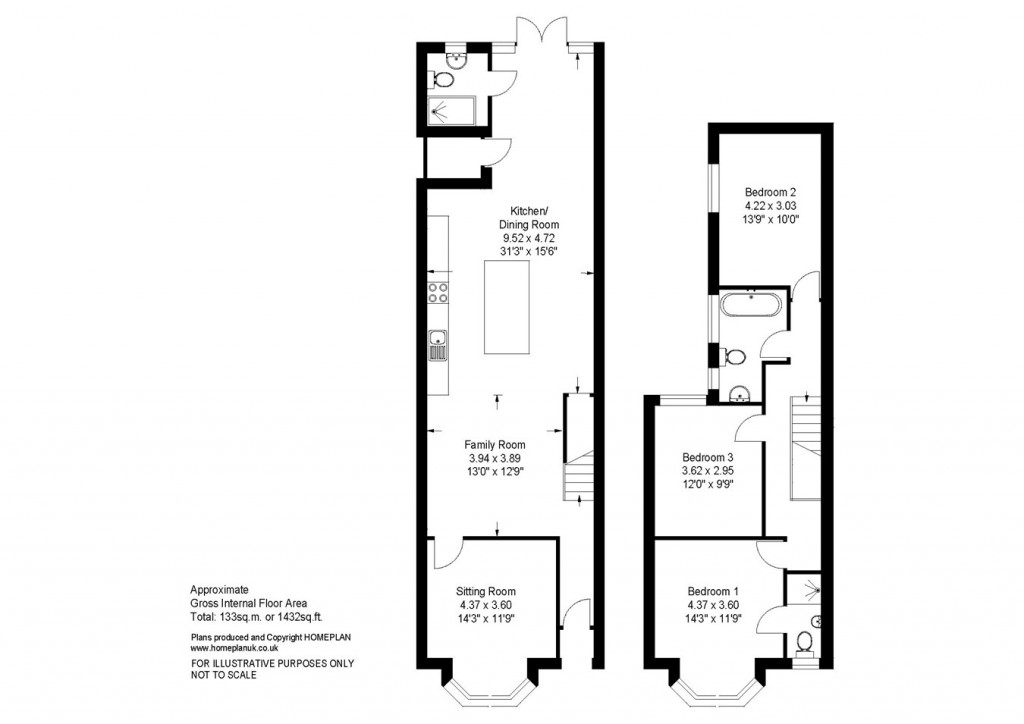 Floorplans For New Street, Lymington, SO41