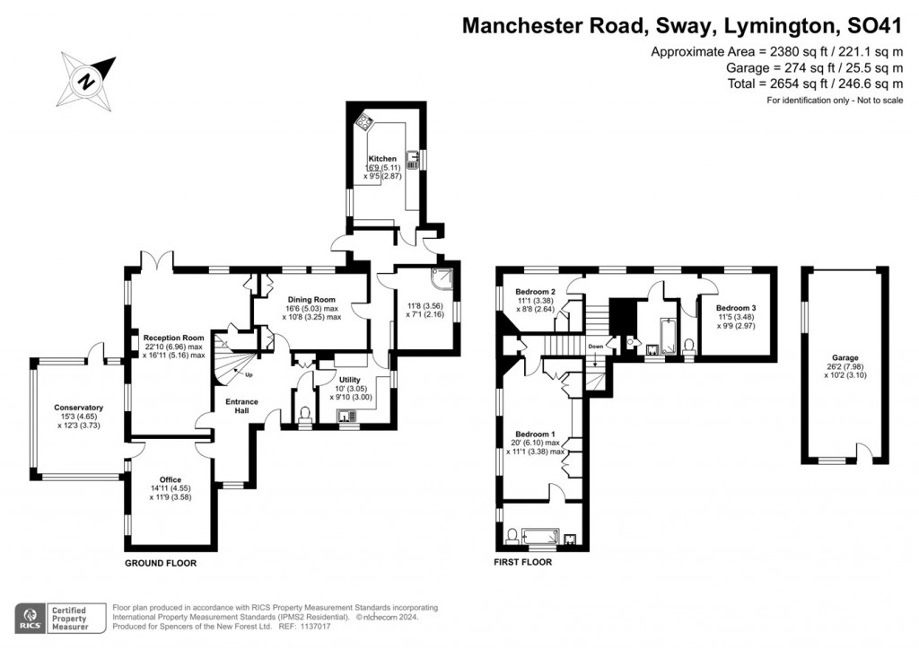 Floorplans For Manchester Road, Sway, Lymington, SO41