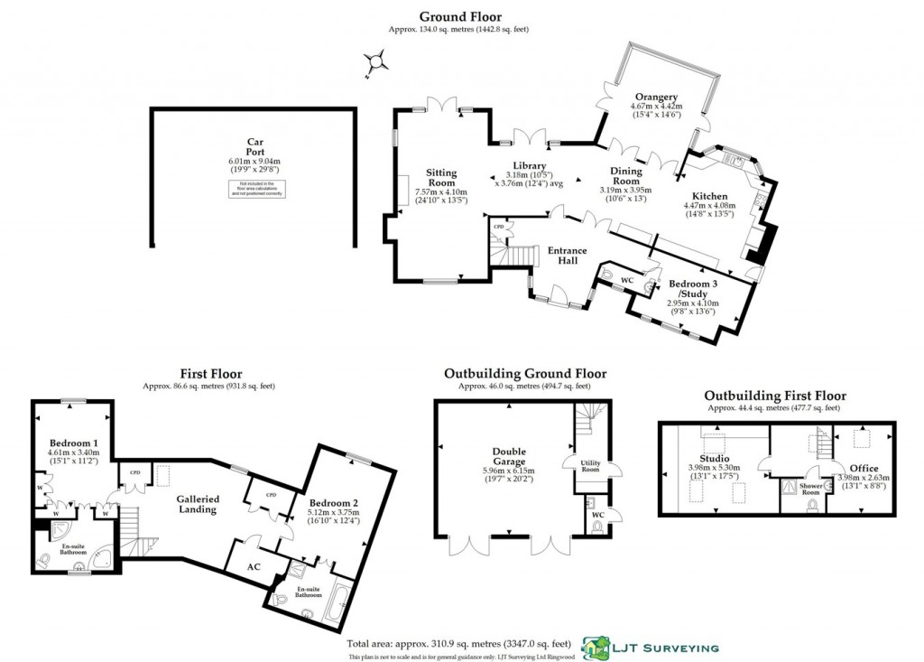 Floorplans For Lyndhurst Road, Burley, Ringwood, BH24