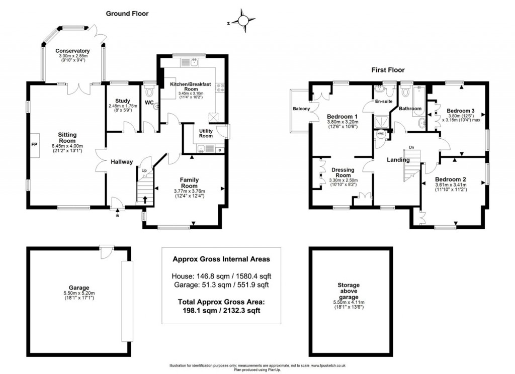 Floorplans For Centre Lane, Everton, Lymington, SO41