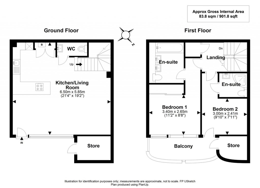 Floorplans For Almansa Way, Lymington, SO41