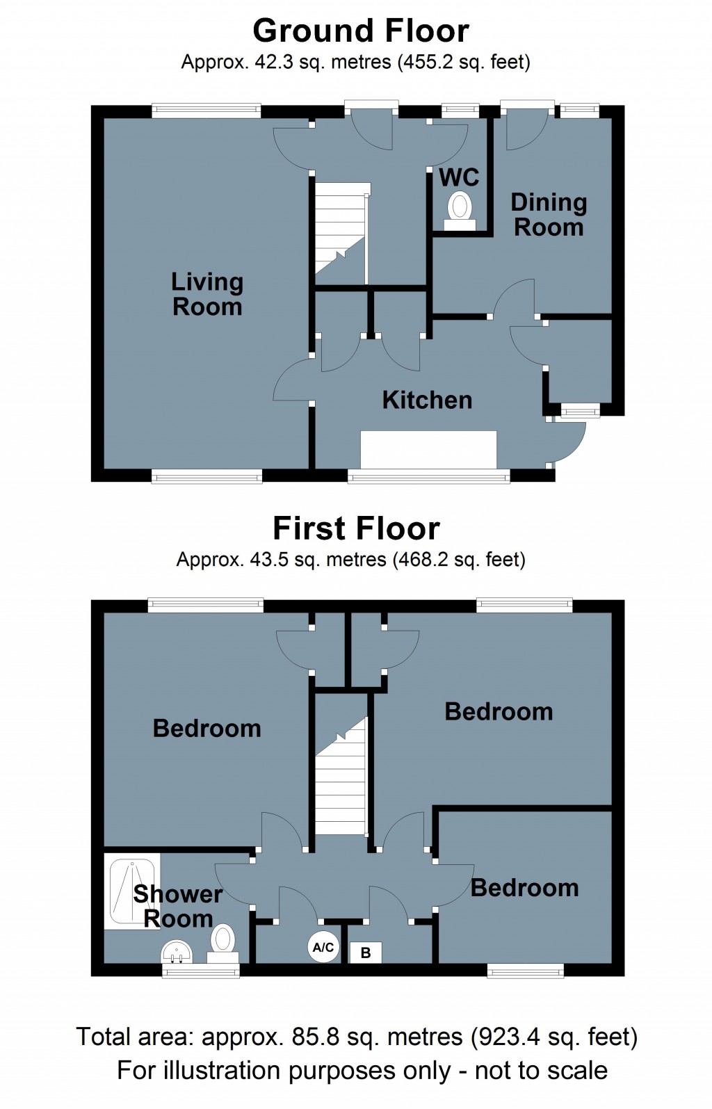 Floorplans For Asten Fields, Battle, East Sussex