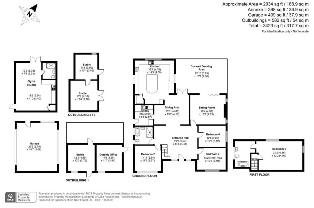Floorplans For Tiptoe Road, New Milton, BH25