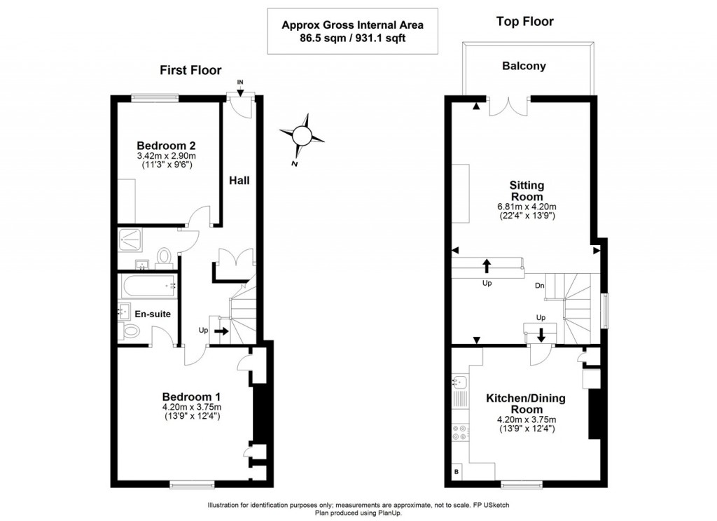 Floorplans For High Street, Lymington, SO41