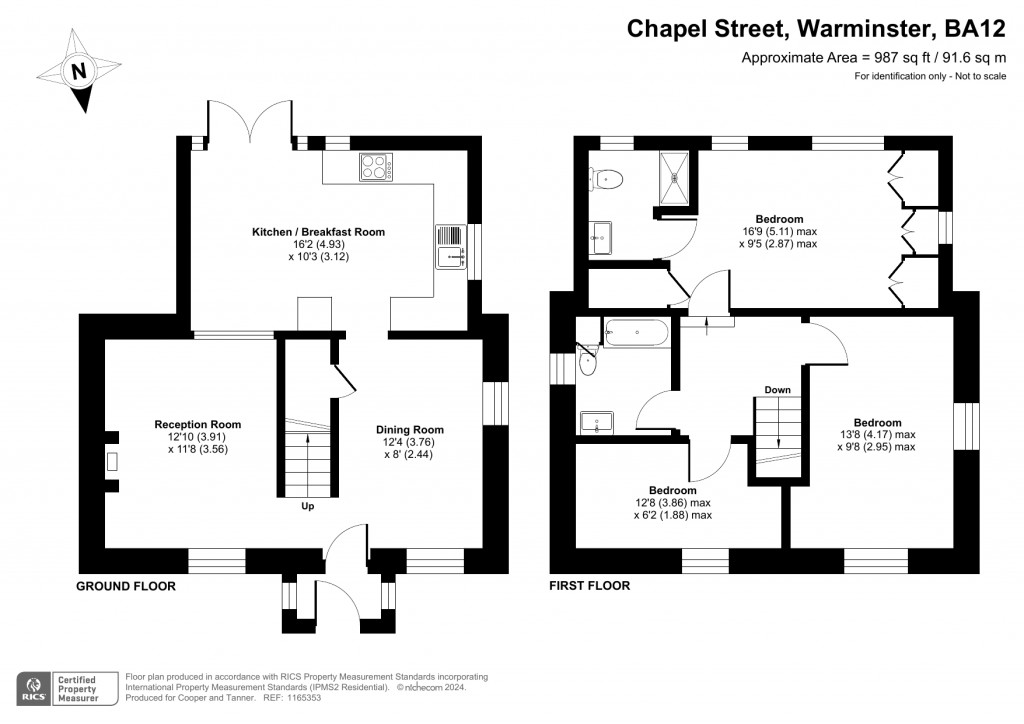 Floorplans For Chapel Street, Warminster, Wiltshire