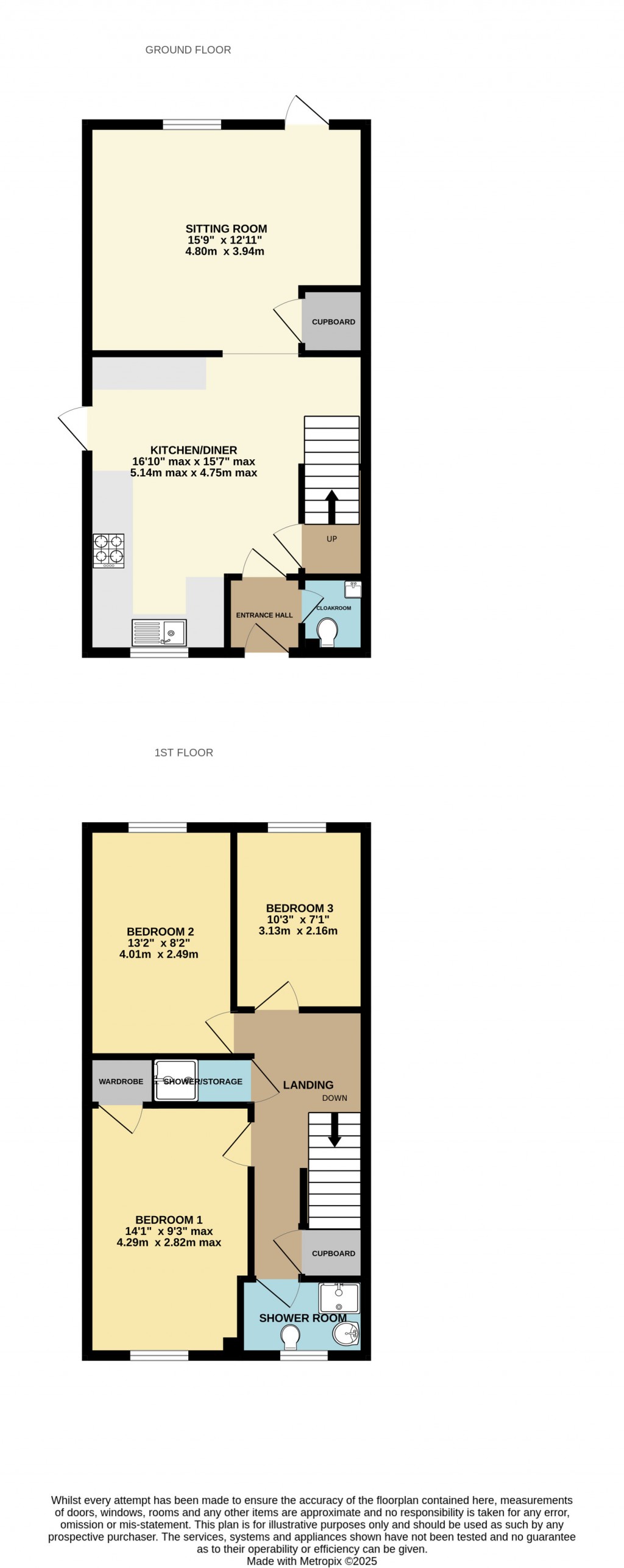 Floorplans For Allyn Saxon Drive, Shepton Mallet, Somerset