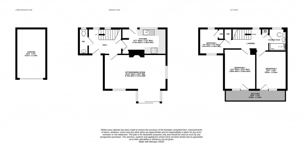 Floorplans For Hamlyn Road, Glastonbury, Somerset