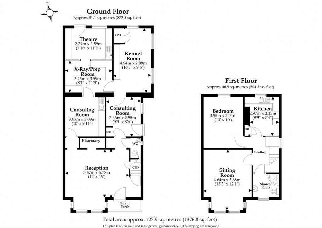 Floorplans For Ensbury Park Road, Bournemouth, BH9