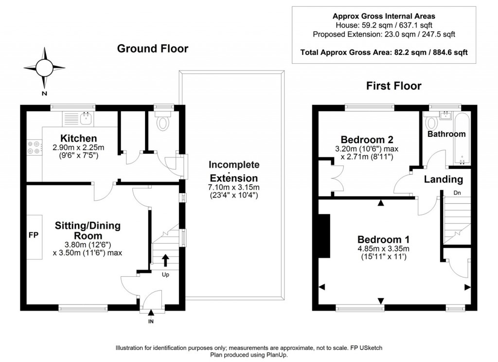 Floorplans For East End, Lymington, SO41
