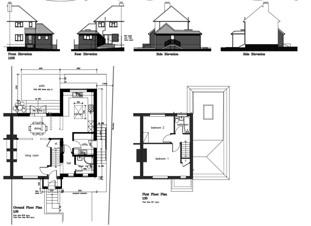 Floorplans For East End, Lymington, SO41