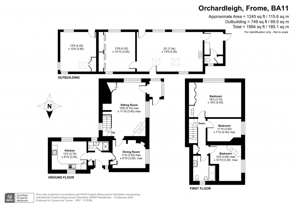 Floorplans For Orchardleigh, Somerset