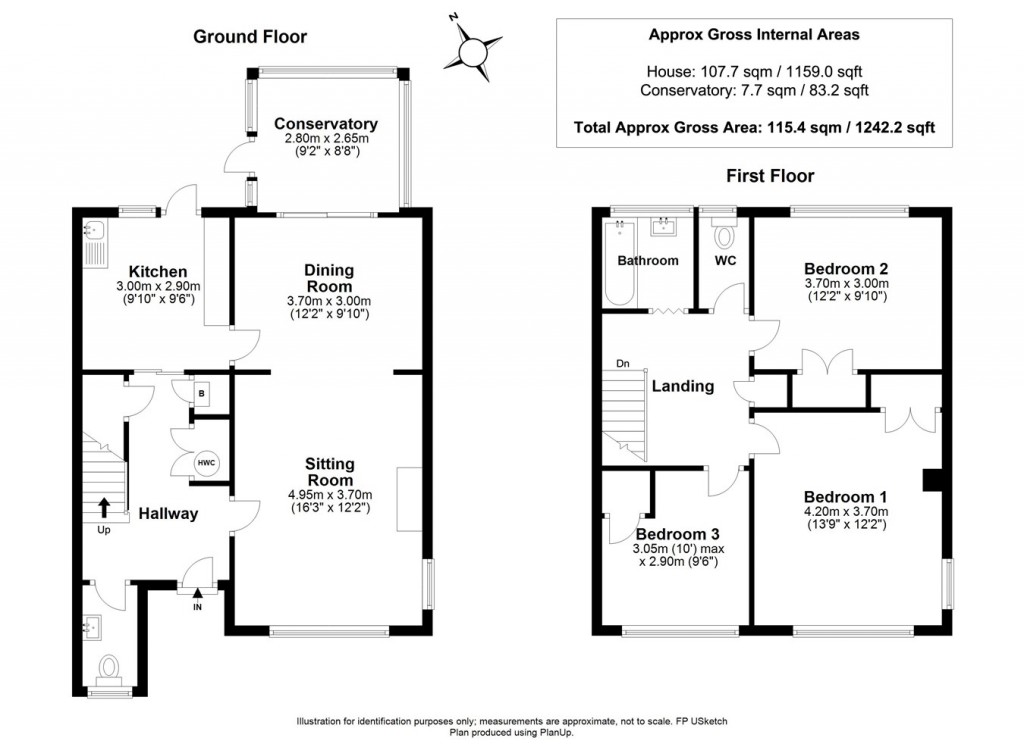 Floorplans For Rowans Park, Lymington, SO41