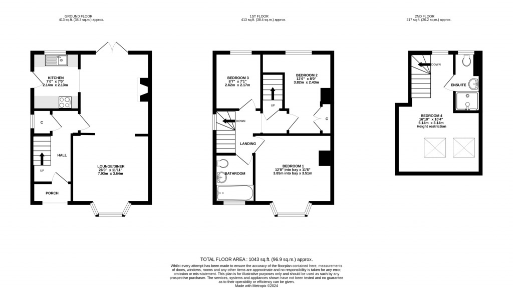 Floorplans For The Roman Way, Glastonbury, Somerset