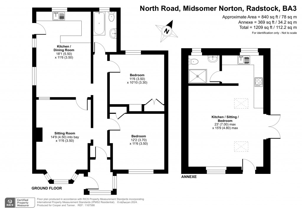 Floorplans For North Road, Midsomer Norton, Radstock, Somerset