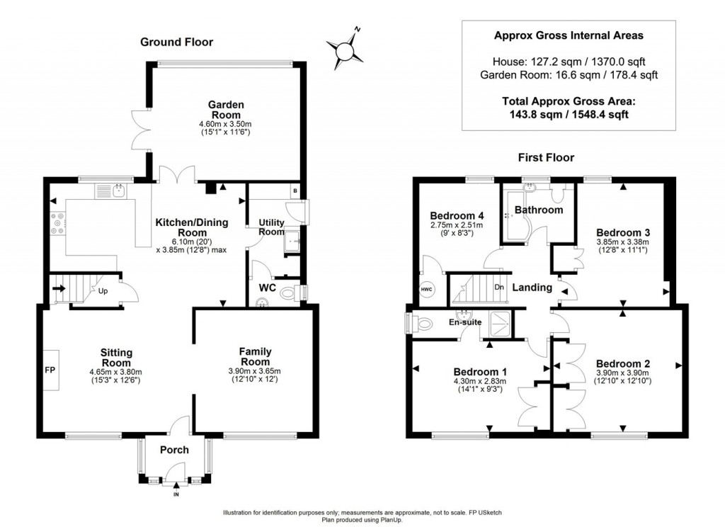 Floorplans For May Lane, Pilley, Lymington, SO41