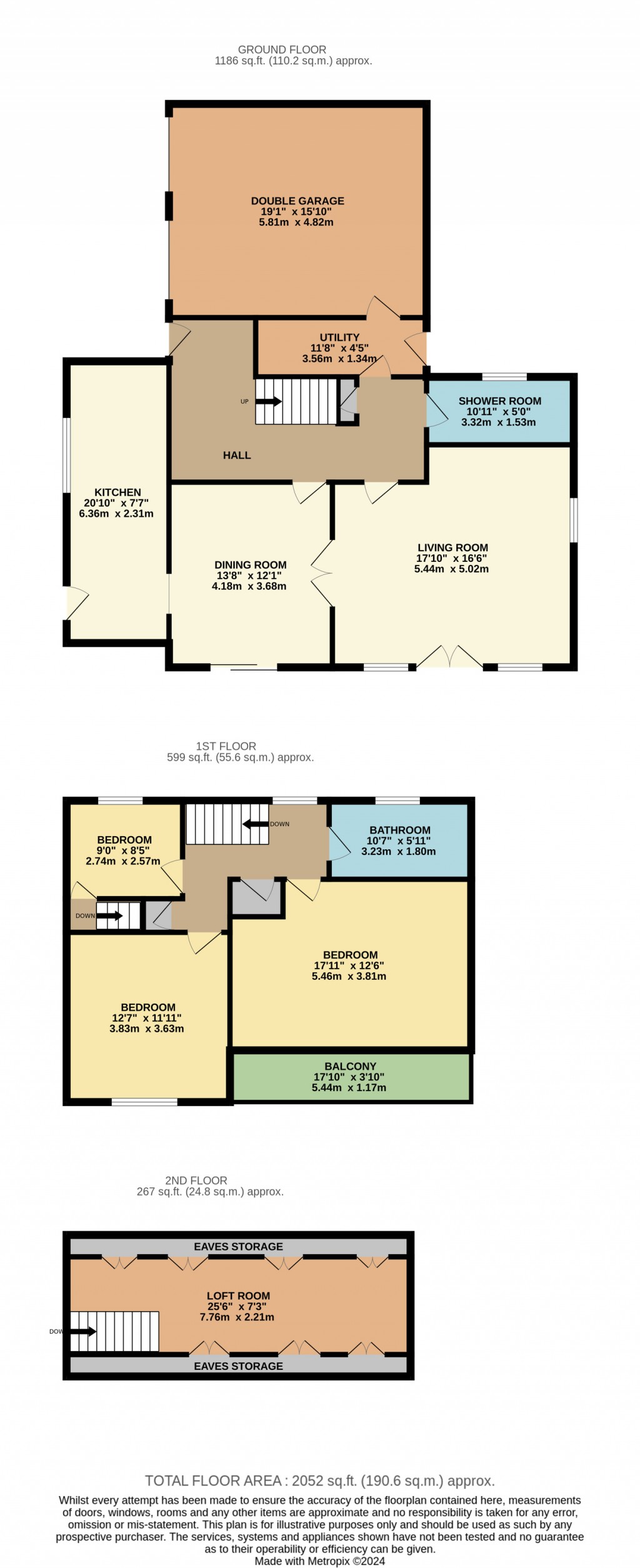 Floorplans For Cheddar Road, Axbridge, Somerset